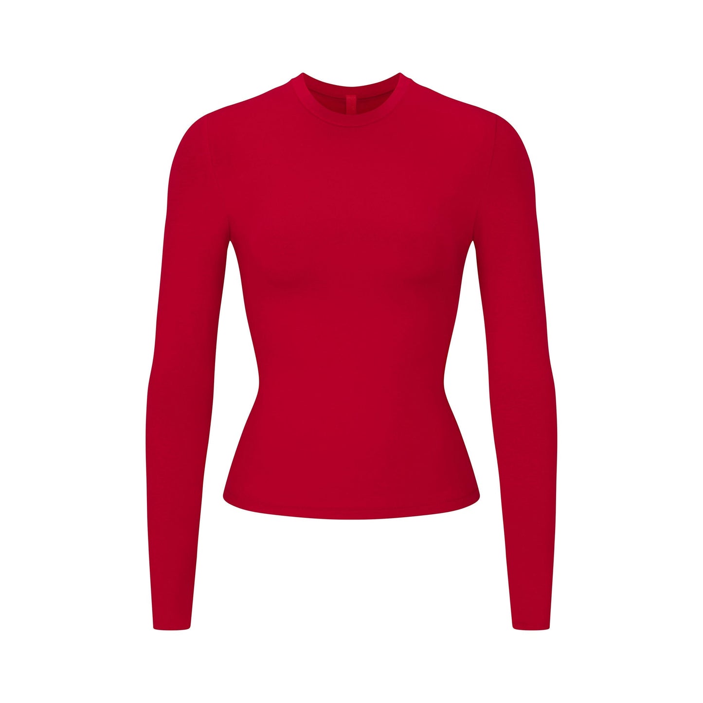 Long sleeve T-shirt in CRANBERRY