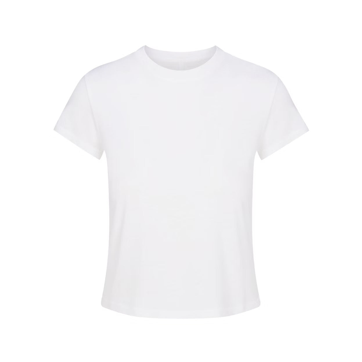 cotton jersey T-shirt in WHITE